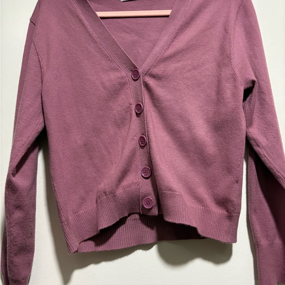 Urban Outfitters Women's Purple Cardigan Sweater